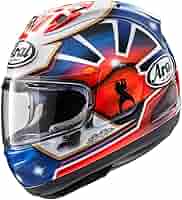 Arai RX-7X ヘルメット　侍スピリットブルー Webike | Arai アライ RX-7X PEDROSA SAMURAI SPIRIT BLUE